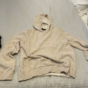 Vince marbled cream men’s hoodie size large